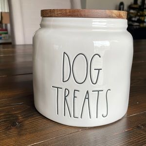 Rae Dunn DOG TREATS jar
